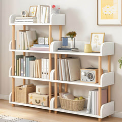 Modern Open-Back Kids Bookshelf with Non-Slip Wood Shelves Main Product Image