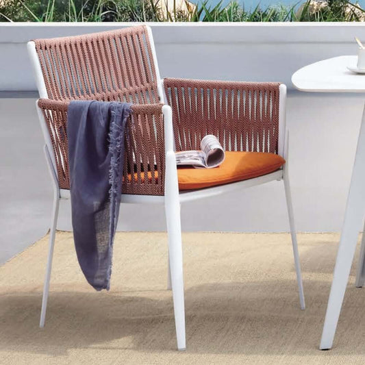 Modern Outdoor Lounge Chair with Weather-Resistant Aluminum Frame Main Product Image