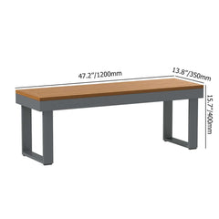 Modern Outdoor Sectional Sofa and Table Set with Acacia Wood Dimensions