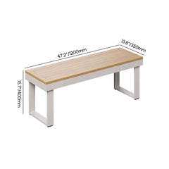 Modern Outdoor Sectional Sofa and Table Set with Acacia Wood Dimensions
