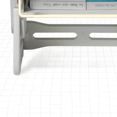 Modern Paintable Kids Desk and Chair Set with Adjustable Height