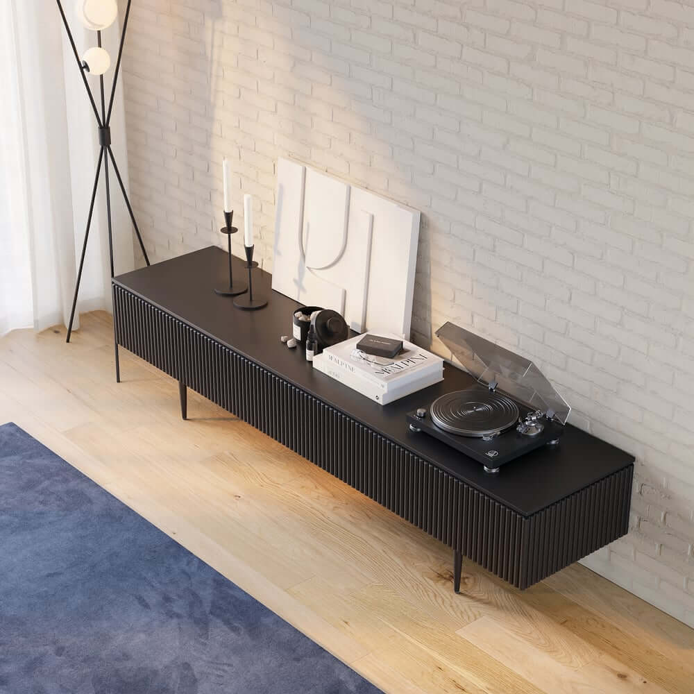 Modern Pine Wood TV Stand With Drawers - 70-79 Inch TVs