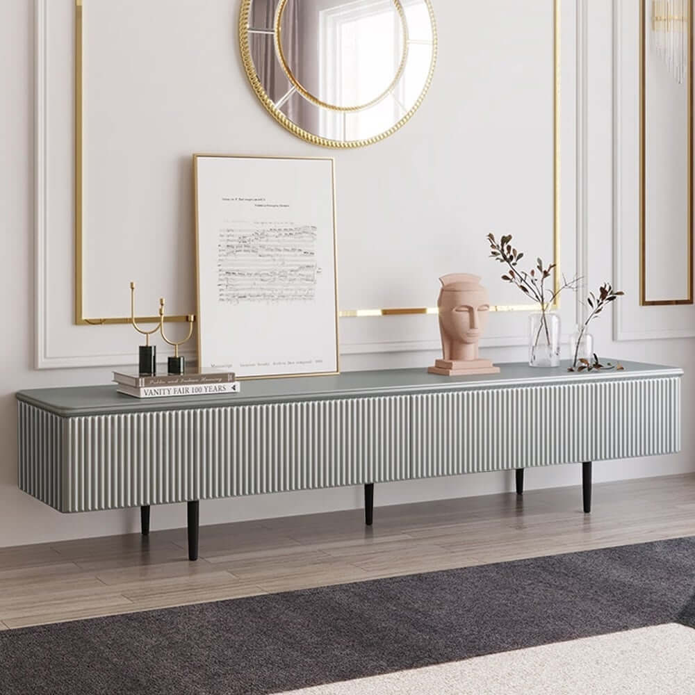 Modern Pine Wood TV Stand With Drawers - 70-79 Inch TVs