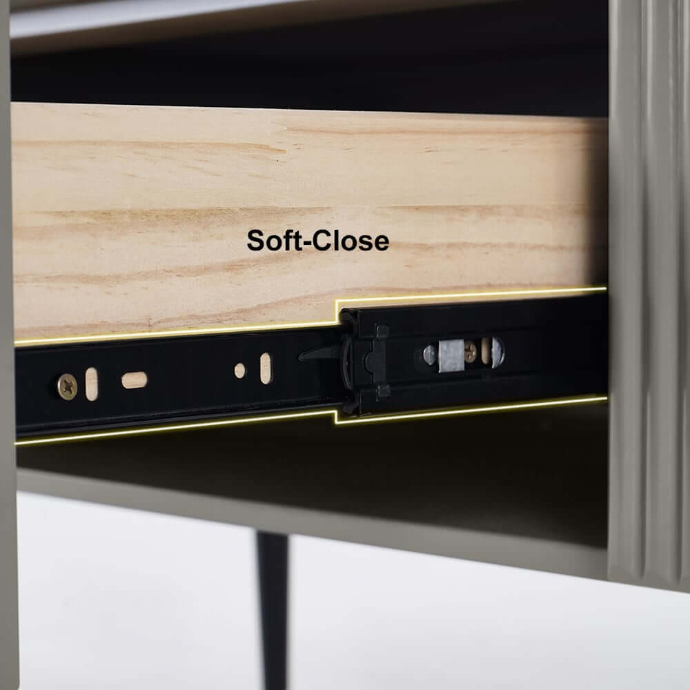 Modern Pine Wood TV Stand With Drawers - 70-79 Inch TVs