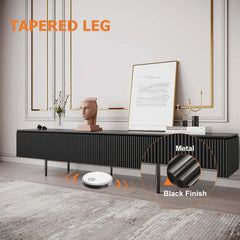 Modern Pine Wood TV Stand With Drawers - 70-79 Inch TVs