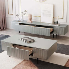 Modern Pine Wood TV Stand With Drawers - 70-79 Inch TVs