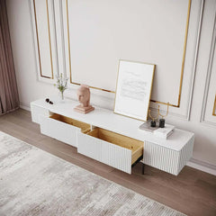 Modern Pine Wood TV Stand With Drawers - 70-79 Inch TVs