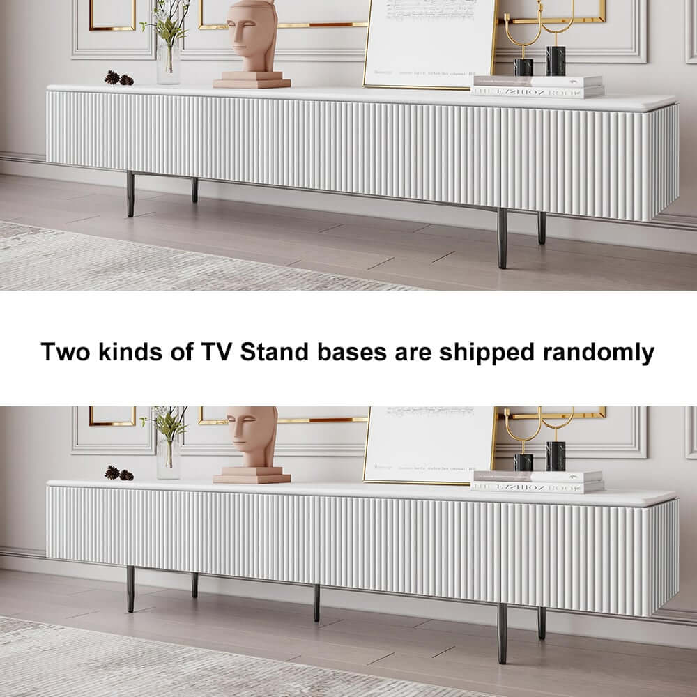 Modern Pine Wood TV Stand With Drawers - 70-79 Inch TVs