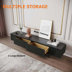 Modern Pine Wood TV Stand With Drawers - 70-79 Inch TVs