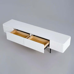 Modern Pine Wood TV Stand With Drawers - 70-79 Inch TVs