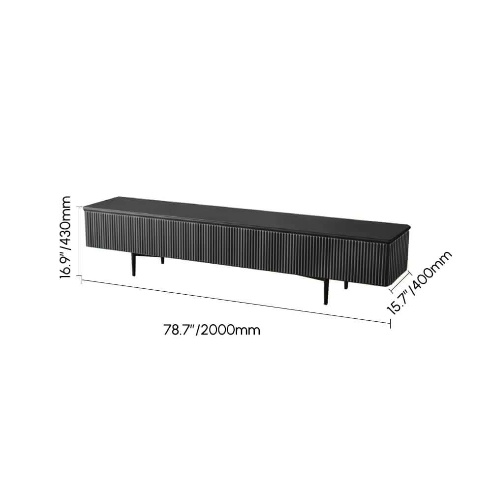 Modern Pine Wood TV Stand With Drawers - 70-79 Inch TVs Dimensions