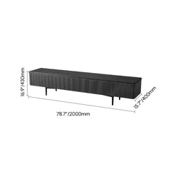 Modern Pine Wood TV Stand With Drawers - 70-79 Inch TVs Dimensions