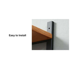 Modern Pine Wood Wine Rack With Glass Storage