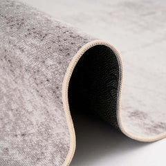 Modern Polyester Area Rugs in Beige and Gold with Geometric Art