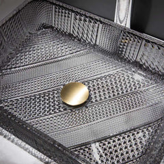 Modern Rectangular Glass Vessel Sink for Bathroom