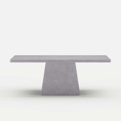 Modern Rectangular Sintered Stone Dining Table - Beige