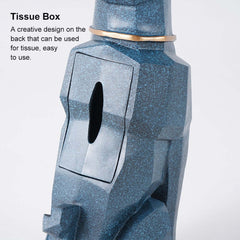 Modern Resin Dog-Shaped Side Table With Tissue Storage