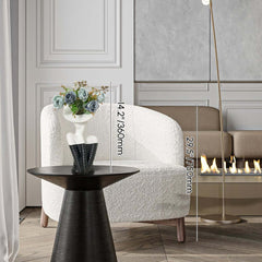 Modern Resin Floral Arrangement with Artificial Roses and Sculptural Vase Dimensions