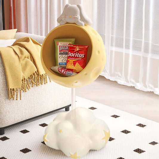 Modern Resin Rabbit Side Table With Storage Main Product Image