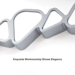 Modern Round and Rectangle Accent Mirror with Gold Resin Frame