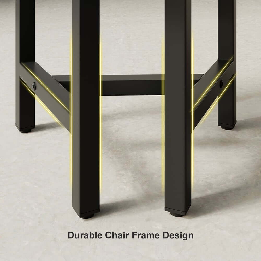 Modern Round Dining Set With Gray Velvet Chairs