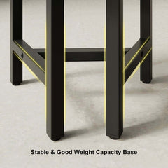 Modern Round Dining Set With Gray Velvet Chairs