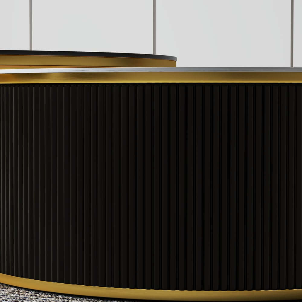 Modern Round Sintered Stone Coffee Tables With Drawers