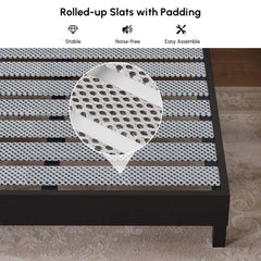 Modern Rubber Wood Bedroom Set with Boucle Headboard and Travertine Top