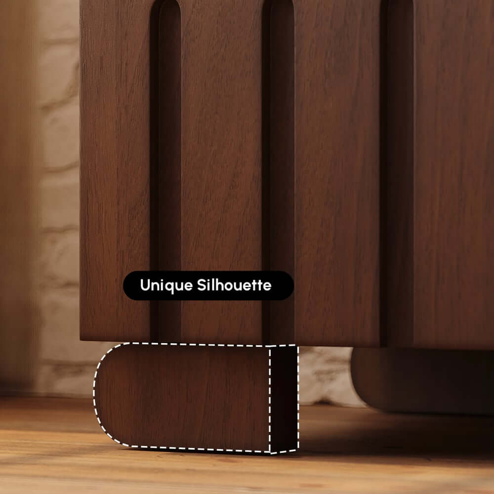 Modern Rubber Wood Bedroom Set with Boucle Headboard and Travertine Top