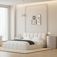 Modern Saddle Leather Vanity Set With Sintered Stone Top