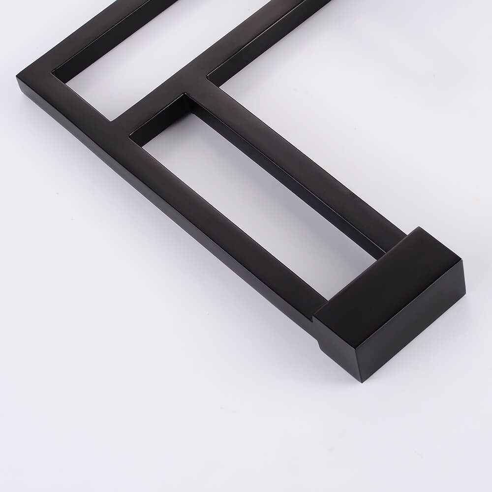 Modern Single Hole Bathroom Faucet in Matte Black with Lever Handle