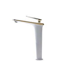 Modern Single Hole Brass Bathroom Sink Faucet with Lever Handle
