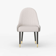 Modern Sintered Stone Dining Set With Gold Pedestal Base