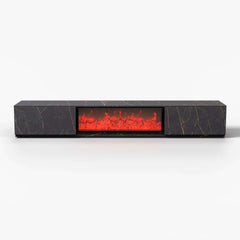 Modern Sintered Stone Entertainment Center with LED