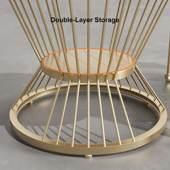Modern Sintered Stone Nesting Coffee Table Set