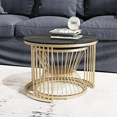 Modern Sintered Stone Nesting Coffee Table Set