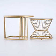 Modern Sintered Stone Nesting Coffee Table Set