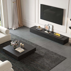 Modern Sintered Stone TV Stand With LED & Humidifier