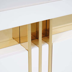 Modern Square Sintered Stone Coffee Table With Drawers