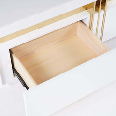Modern Square Sintered Stone Coffee Table With Drawers