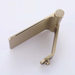 Modern Stainless Steel Waterfall Bathroom Faucet with Brushed Gold Finish