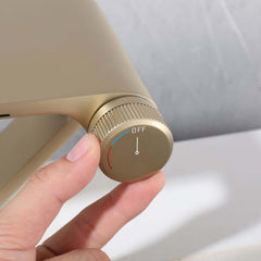 Modern Stainless Steel Waterfall Bathroom Faucet with Brushed Gold Finish