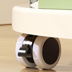 Modern Swivel Bookcase for Kids, Closed-Back with 360° Rotation