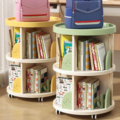 Modern Swivel Bookcase for Kids, Closed-Back with 360° Rotation Main Product Image