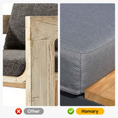 Modern Teak Wood Outdoor Sectional Sofa Set with Coffee Table