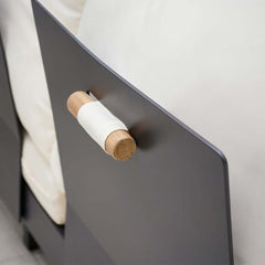 Modern Teak Wood Outdoor Sectional Sofa Set with Coffee Table