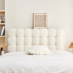 Modern Teddy Velvet Wall Mounted Tufted Headboard