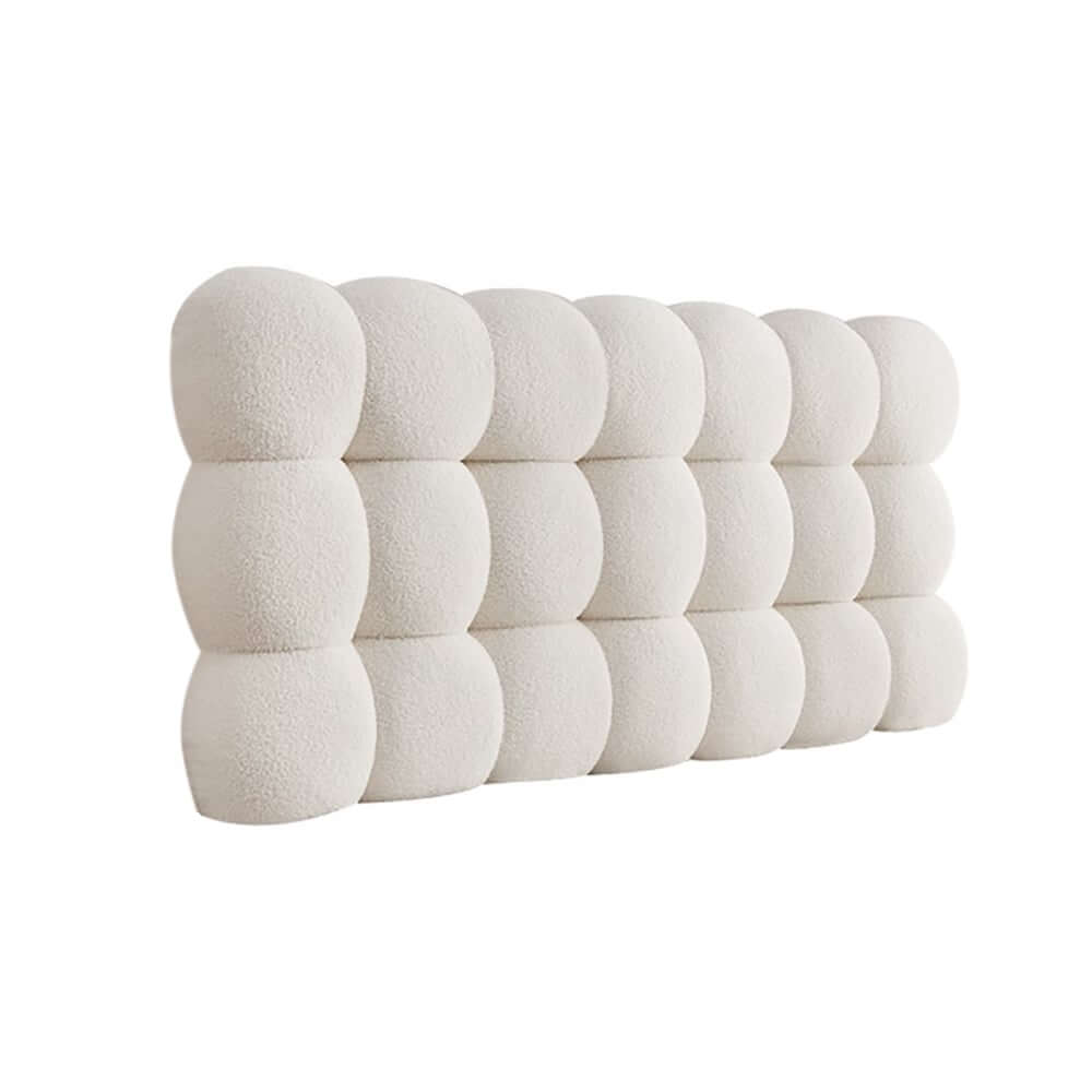 Modern Teddy Velvet Wall Mounted Tufted Headboard