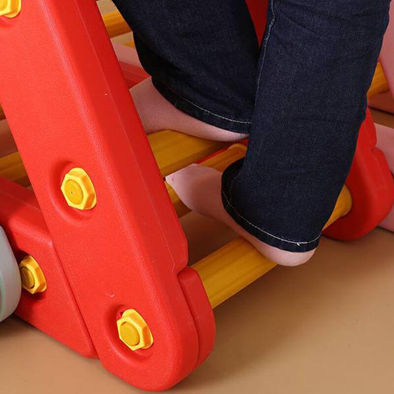 Modern Triangular Climbing Frame in Vibrant Colors for Indoor Play