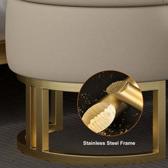 Modern Upholstered Bedroom Bench with Two Storage Drawers